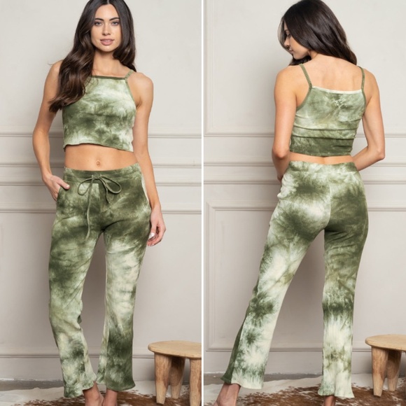 Trend Setter Diva Boutique Pants - Tie Dye 2 piece set top & bottom